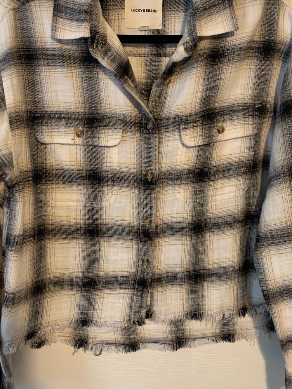 Lucky Brand Button Up Top/Small